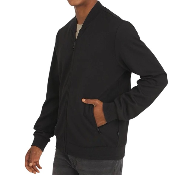 Dkny Other - DKNY Scuba Jacket Full Zip King Black Lightweight Pockets Men’s Size Small
